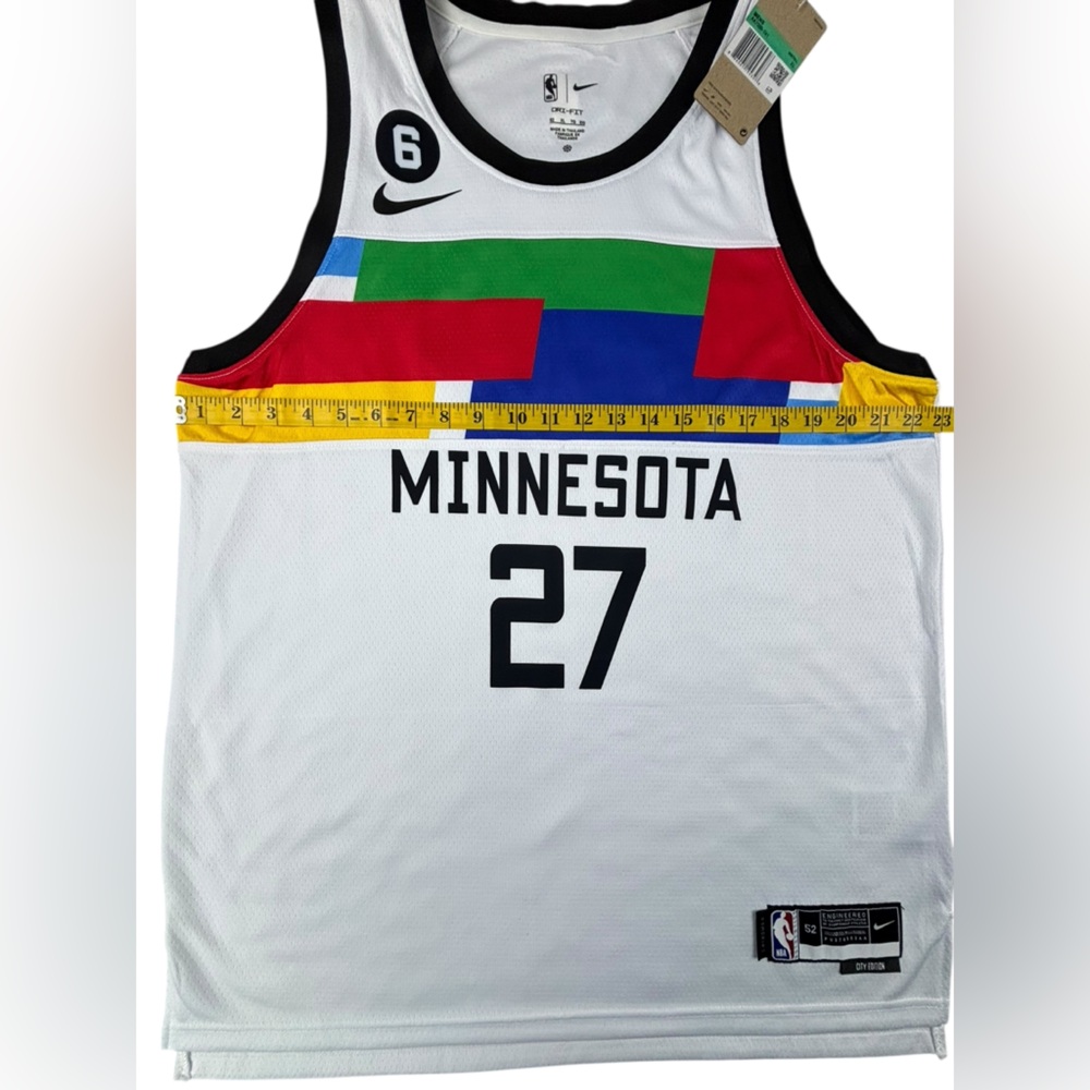 NWT | Nike | City Edition‎ Minnesota Timberwolves Rudy Gobert Jersey | XL/52 - Picture 6 of 6